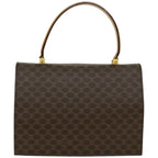 CELINE Macadam Canvas Hand Bag PVC 2way Brown Auth 66347