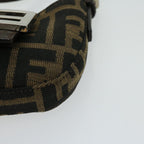 FENDI Zucca Canvas Mini Mamma Baguette Hand Bag Brown66352A