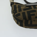 FENDI Zucca Canvas Mini Mamma Baguette Hand Bag Brown66352A