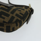 FENDI Zucca Canvas Mini Mamma Baguette Hand Bag Brown66352A