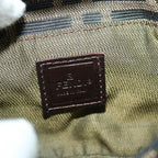 FENDI Zucca Canvas Mini Mamma Baguette Hand Bag Brown66352A