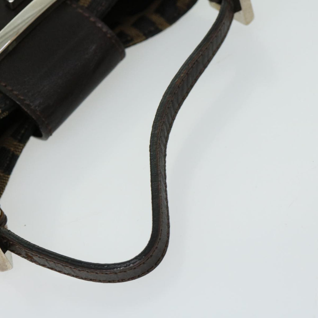 FENDI Zucca Canvas Mini Mamma Baguette Hand Bag Brown66352A