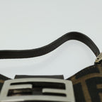 FENDI Zucca Canvas Mini Mamma Baguette Hand Bag Brown66352A