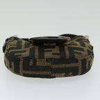 FENDI Zucca Canvas Mini Mamma Baguette Hand Bag Brown66352A
