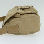 PRADA Shoulder Bag Nylon Beige  66371