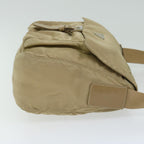 PRADA Shoulder Bag Nylon Beige  66371