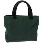 PRADA Hand Bag Nylon Green  66373