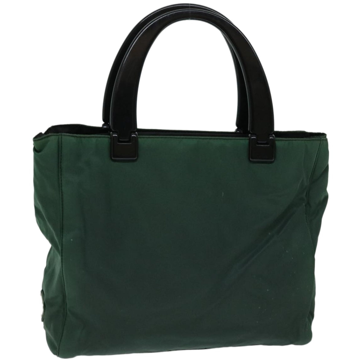 PRADA Hand Bag Nylon Green  66373