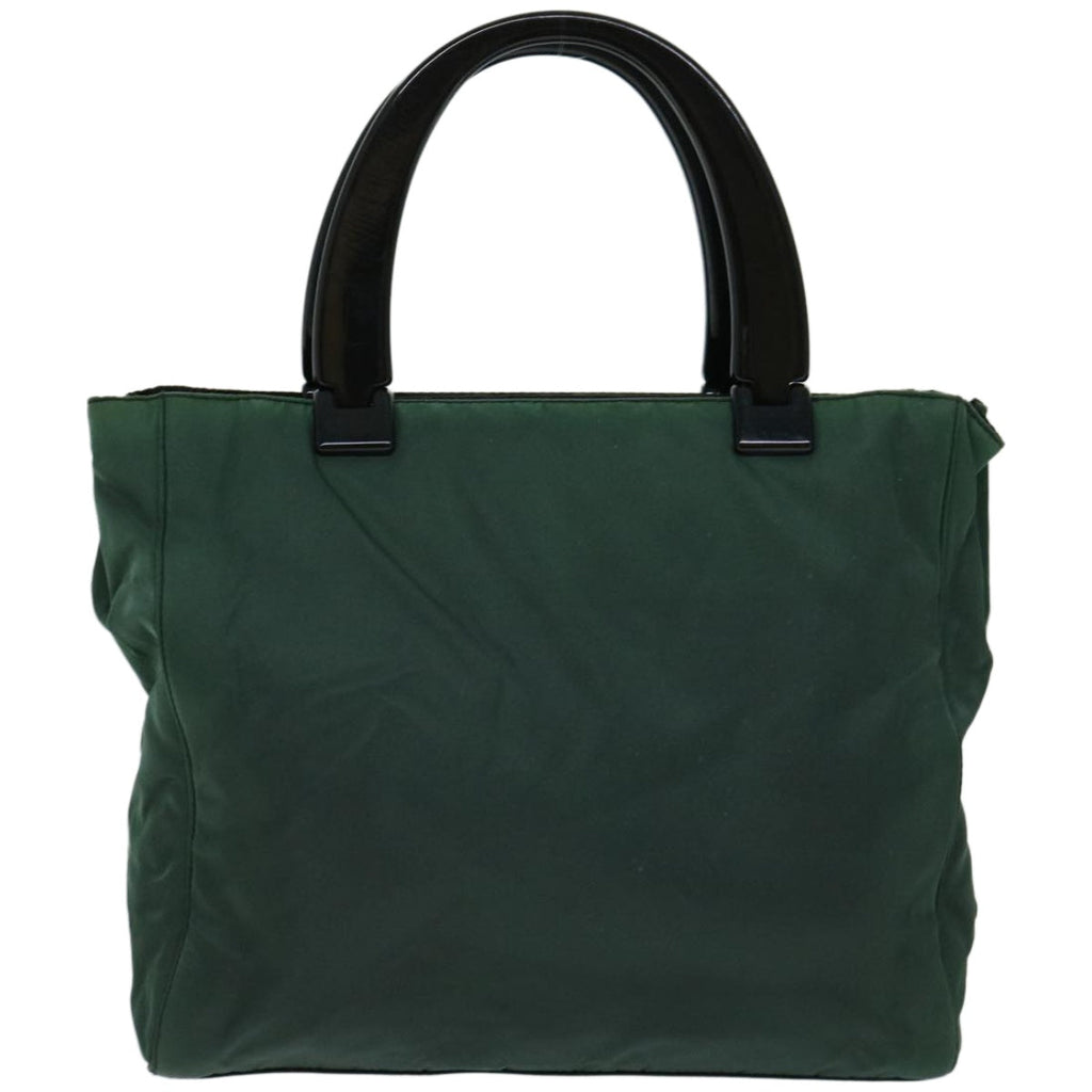 PRADA Hand Bag Nylon Green  66373