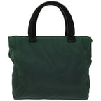 PRADA Hand Bag Nylon Green  66373