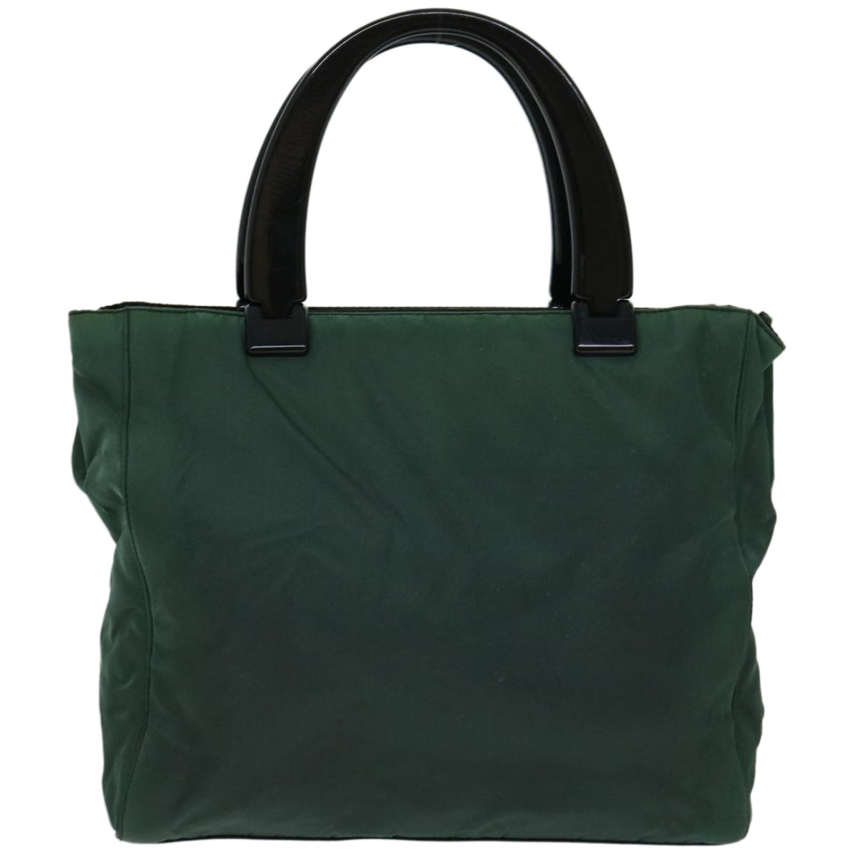 PRADA Hand Bag Nylon Green  66373