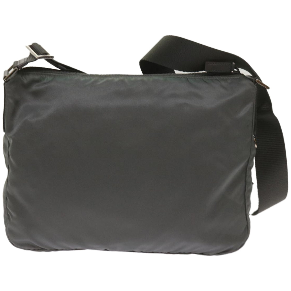 PRADA Shoulder Bag Nylon Green  66375