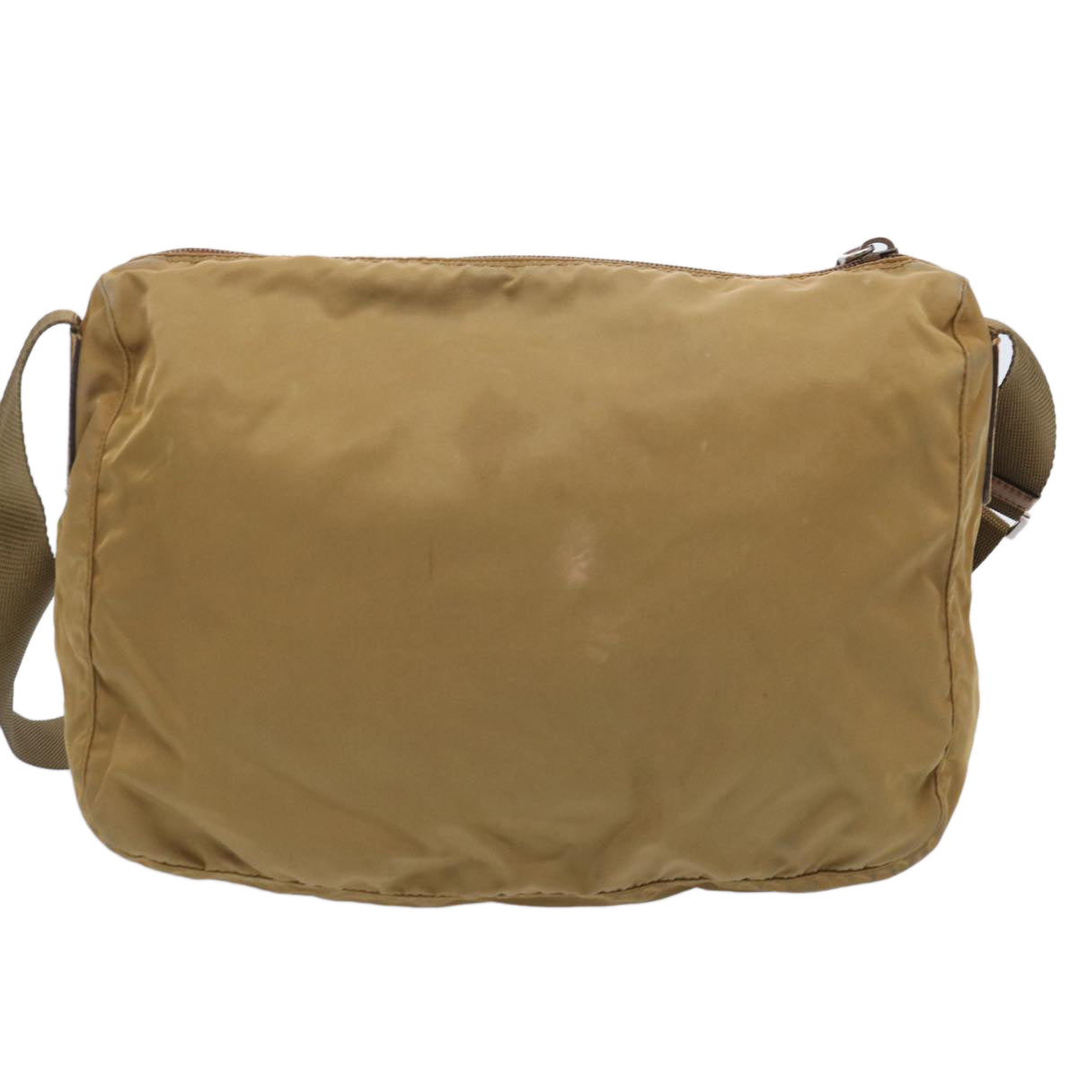 PRADA Shoulder Bag Nylon Brown  66376