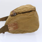 PRADA Shoulder Bag Nylon Brown  66376
