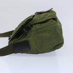 PRADA Shoulder Bag Nylon Khaki  66377