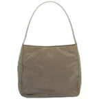 PRADA Shoulder Bag Nylon Brown  66381
