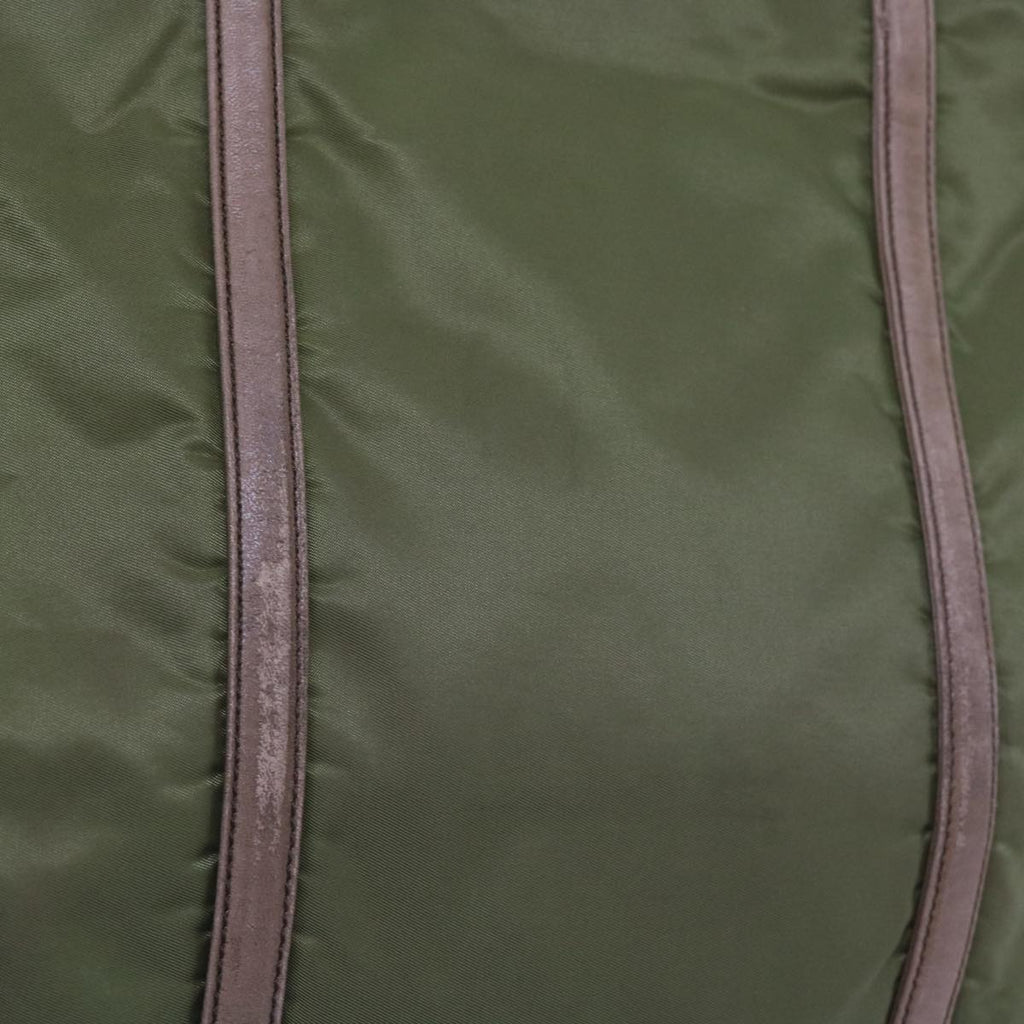 PRADA Tote Bag Nylon Khaki  66382