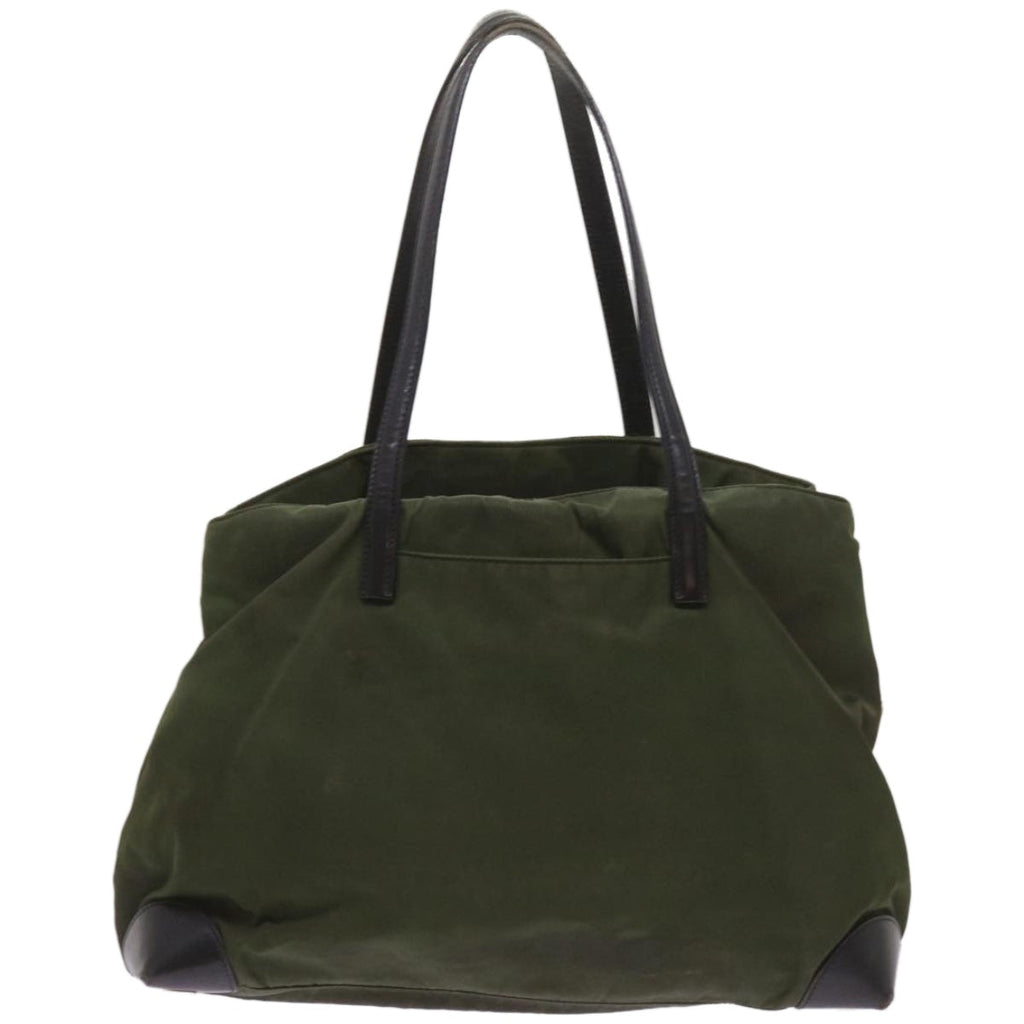 PRADA Tote Bag Nylon Khaki  66383