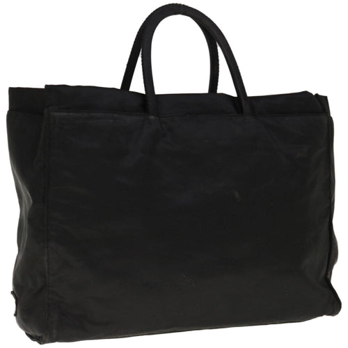 PRADA Tote Bag Nylon Black  66384