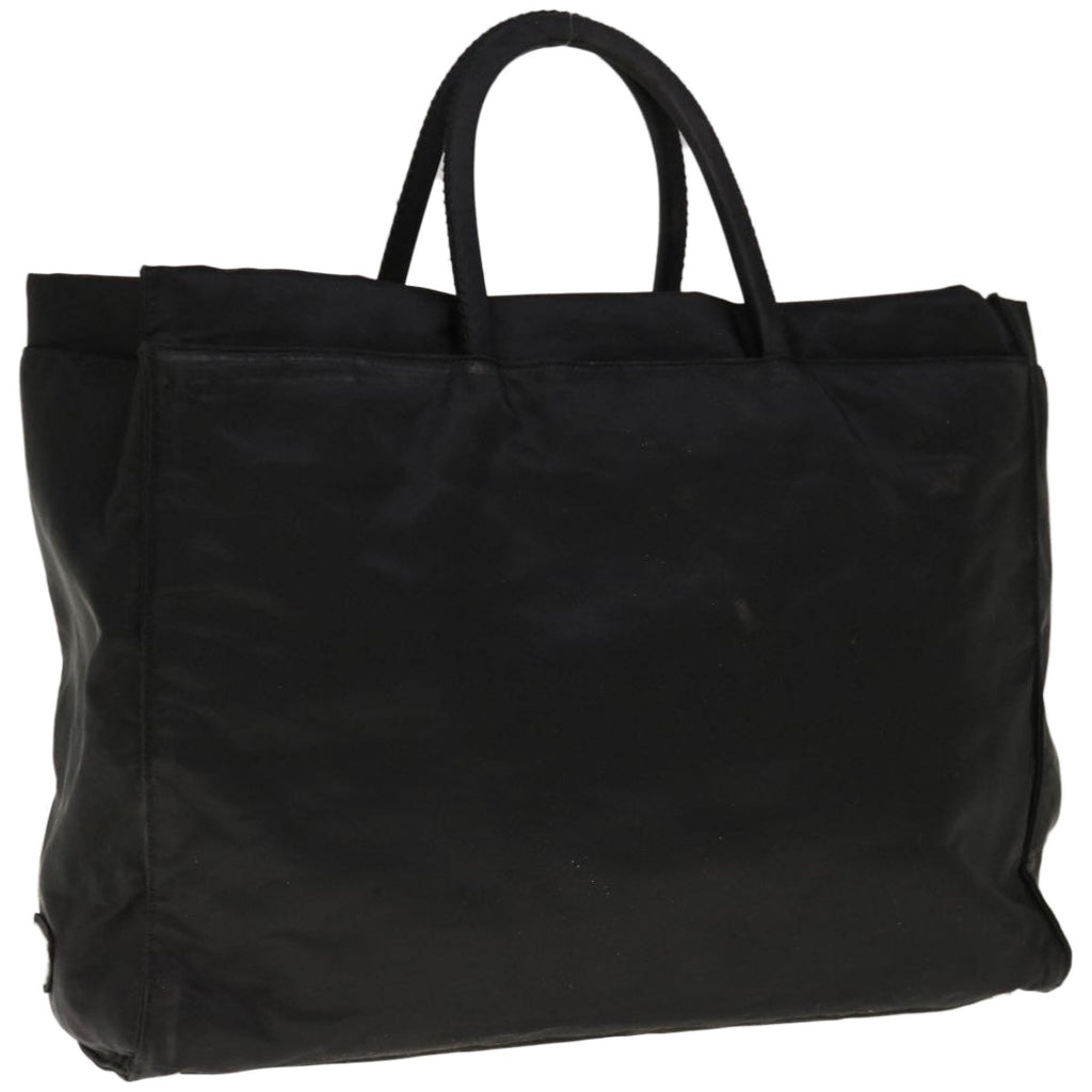 PRADA Tote Bag Nylon Black  66384