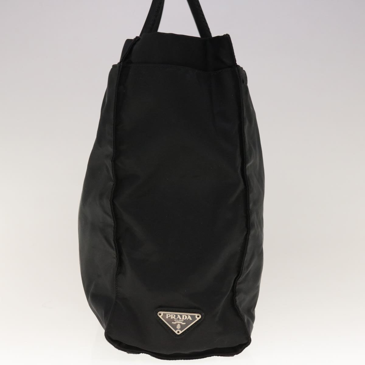 PRADA Tote Bag Nylon Black  66384