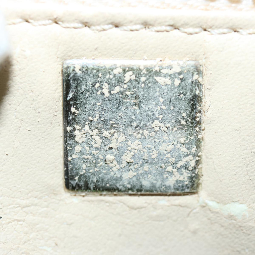 FENDI Zucca Canvas Vanity Hand Bag Black Brown66392