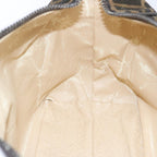 FENDI Zucca Canvas Vanity Hand Bag Black Brown66392