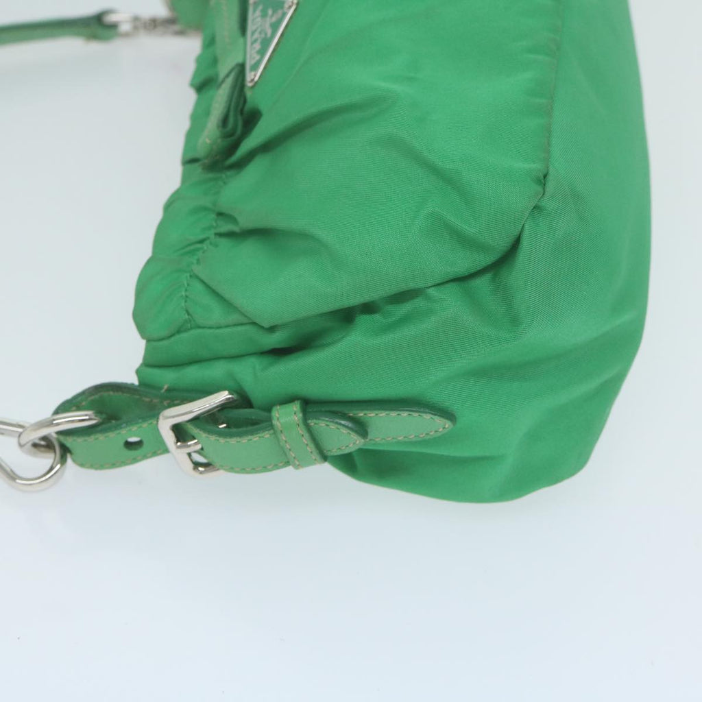 PRADA Shoulder Bag Nylon Green  66427