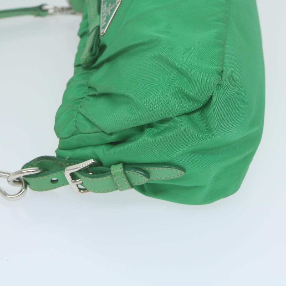 PRADA Shoulder Bag Nylon Green  66427