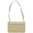PRADA Shoulder Bag Nylon Leather White  66433