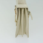 PRADA Shoulder Bag Nylon Leather White  66433