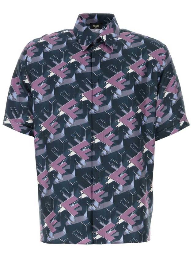 Fendi long sleeve shirt FS0795APQ9 F0F5U PRINTED