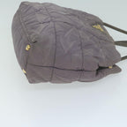 PRADA Hand Bag Nylon Purple  66501