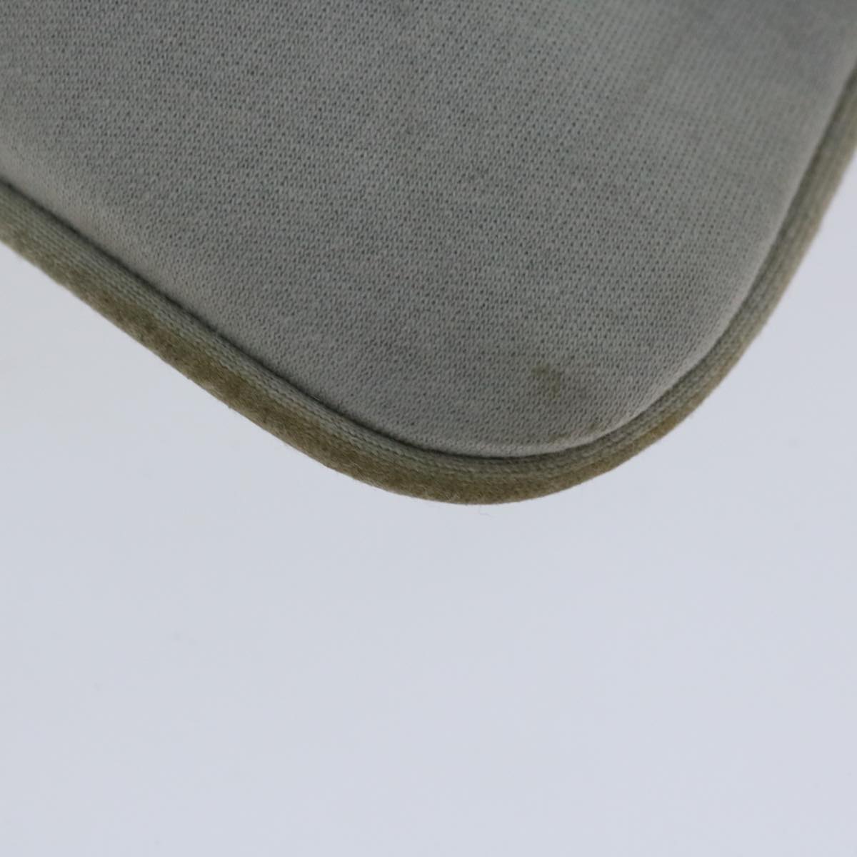 FENDI Mamma Baguette Shoulder Bag Nylon Gray66503