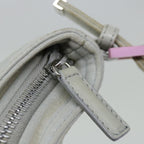 FENDI Mamma Baguette Shoulder Bag Nylon Gray66503