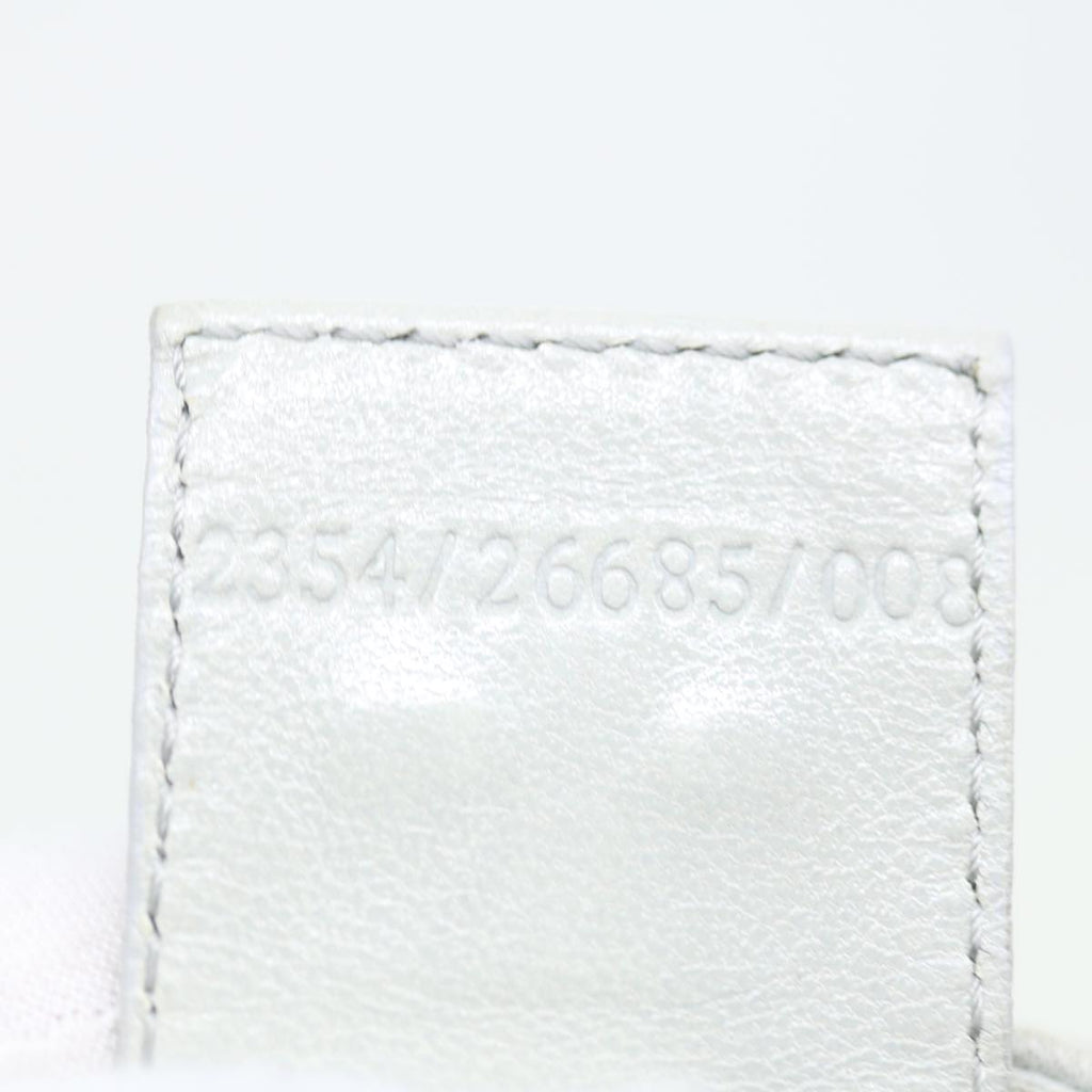 FENDI Mamma Baguette Shoulder Bag Nylon Gray66503