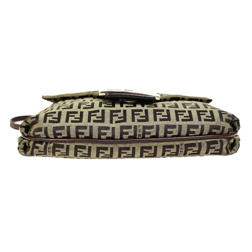 Fendi Zucchino  Canvas Shoulder Bag ()