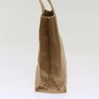 PRADA Hand Bag Satin Brown  66589
