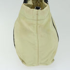 PRADA Hand Bag Nylon Cream  66590