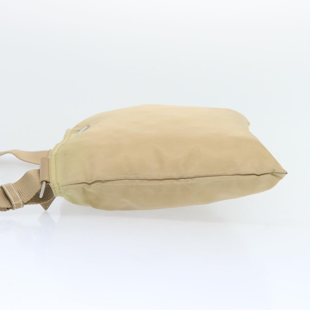 PRADA Shoulder Bag Nylon Beige  66591