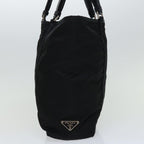 PRADA Tote Bag Nylon Black  66592