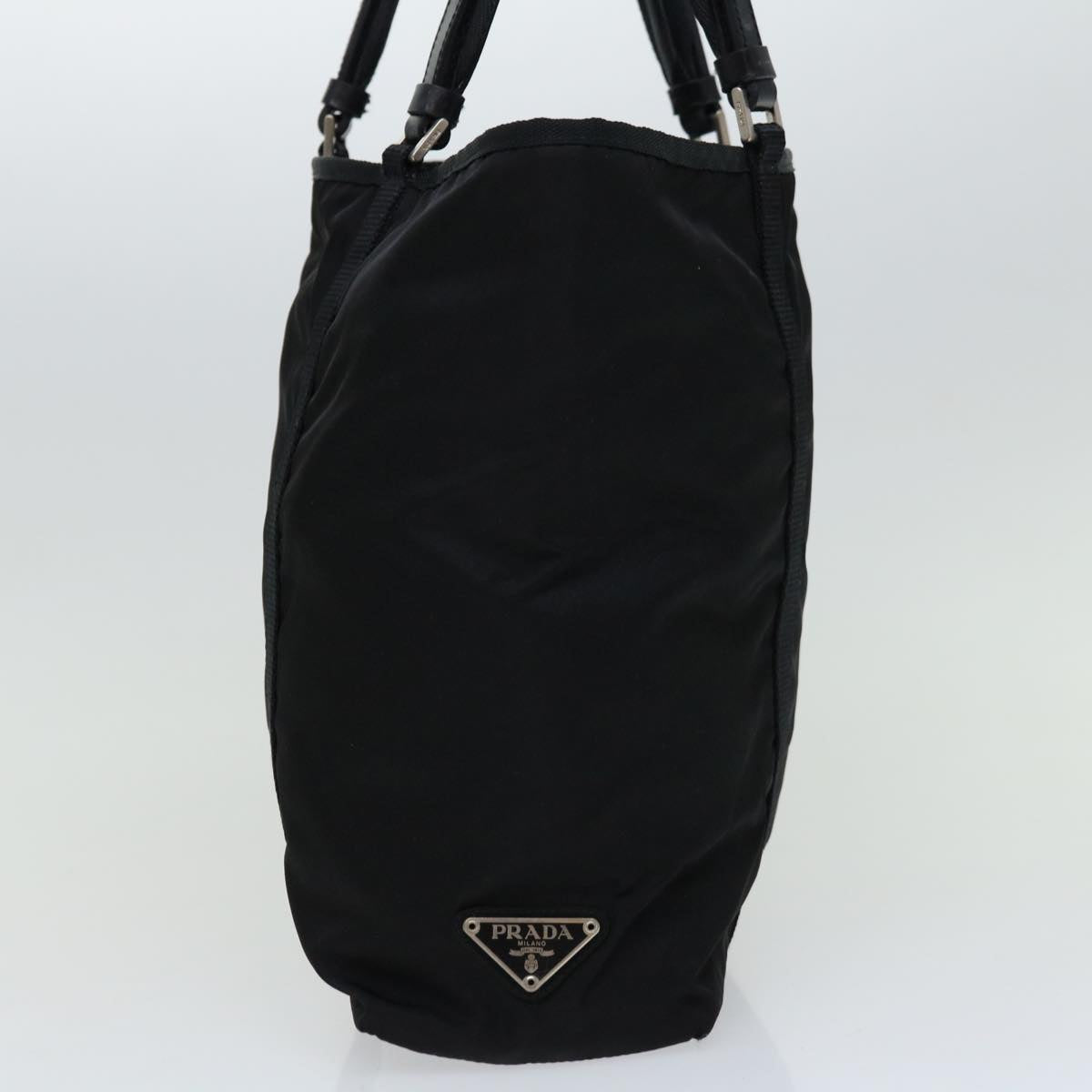 PRADA Tote Bag Nylon Black  66592