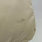 PRADA Hand Bag Nylon Cream  66593