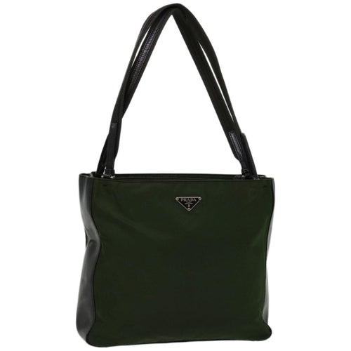 PRADA Tote Bag Nylon Khaki  66594