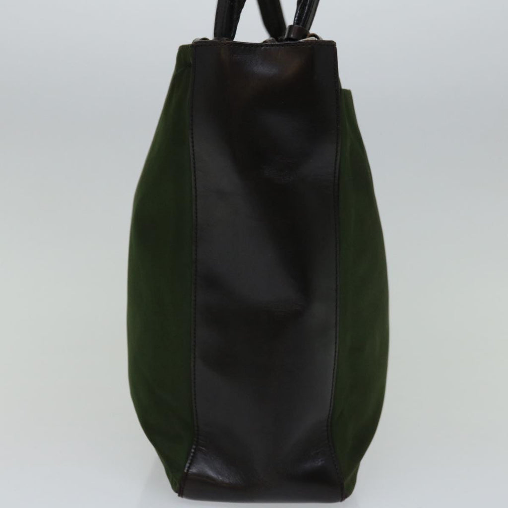 PRADA Tote Bag Nylon Khaki  66594