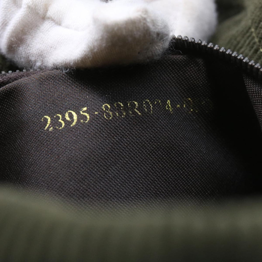 FENDI Mamma Baguette Shoulder Bag Corduroy Khaki66602