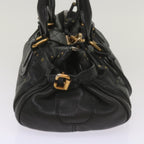Chloe Paddington Shoulder Bag Leather Black 66642