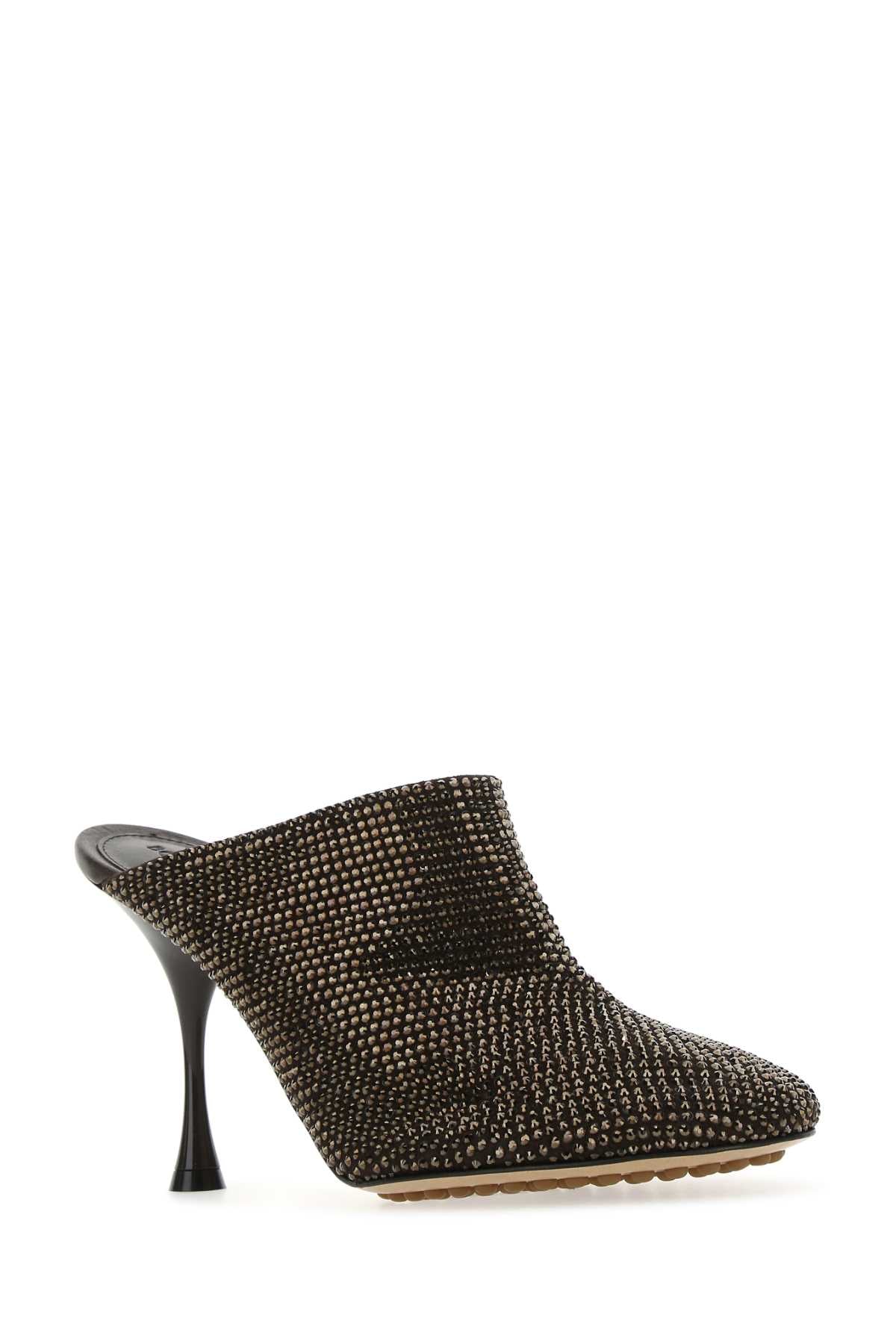 BOTTEGA VENETA Embellished Suede Sparkle Dot Sock Flat