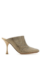 BOTTEGA VENETA Embellished Suede Sparkle Dot Flat Slippers for Women