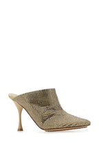 BOTTEGA VENETA Embellished Suede Sparkle Dot Flat Slippers for Women